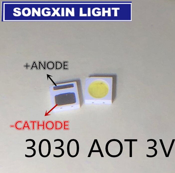 2000pc 3030 Ʈ  LED  Ĩ 1.5W 3V-3.6V le..